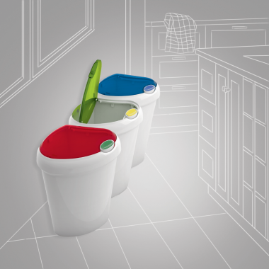 Szemetes kosarak és kukák